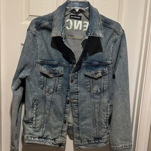 Balenciaga Classic Denim Jacket in Blue. Size 52